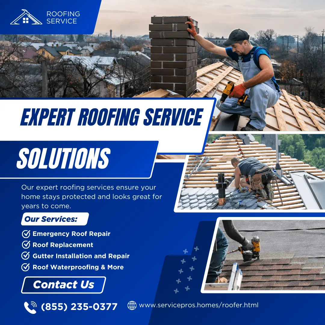 Roofer installing asphalt shingles on a residential roof
